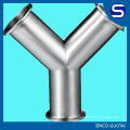 Stainless Steel Sanitary Pipe Fitting/Y tee